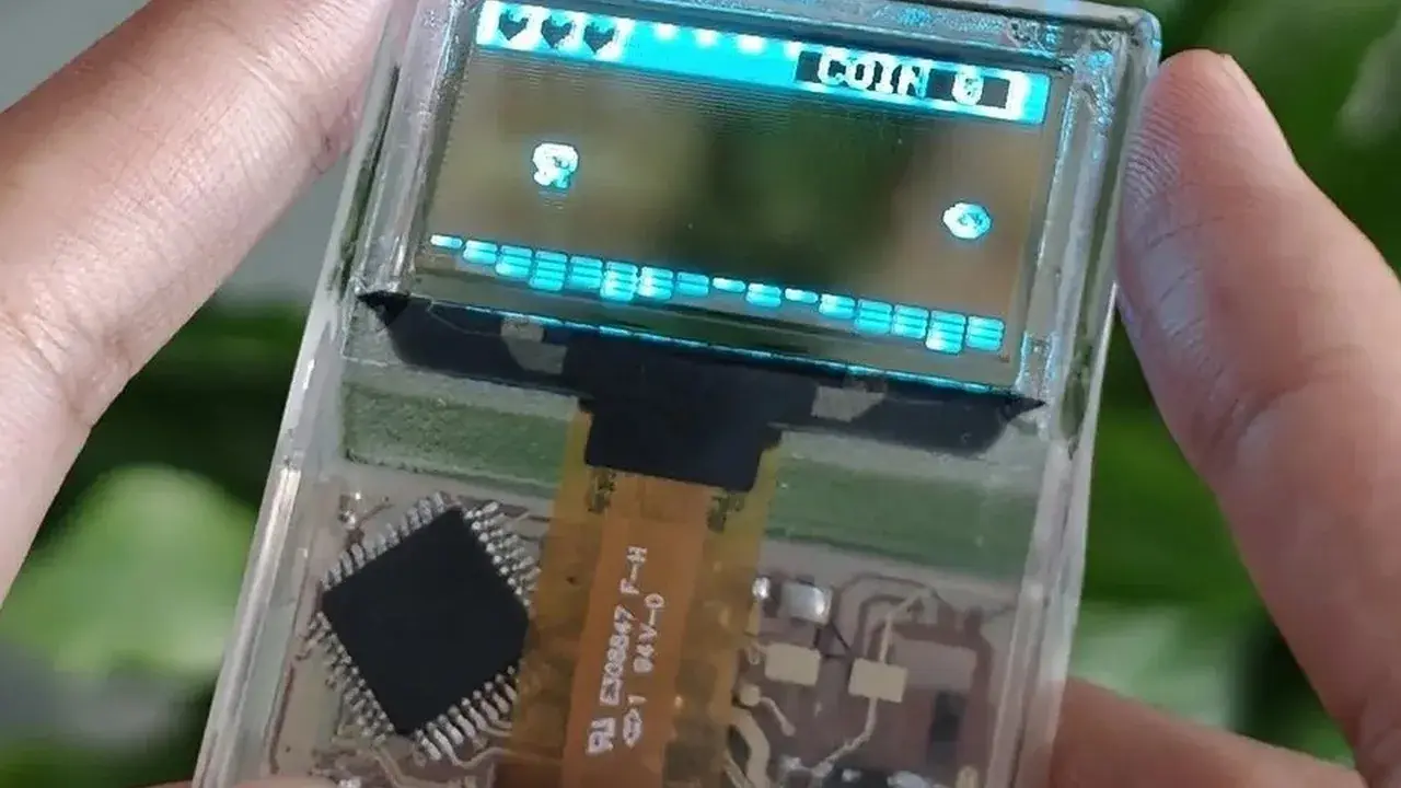 Consola portátil transparente Arduview