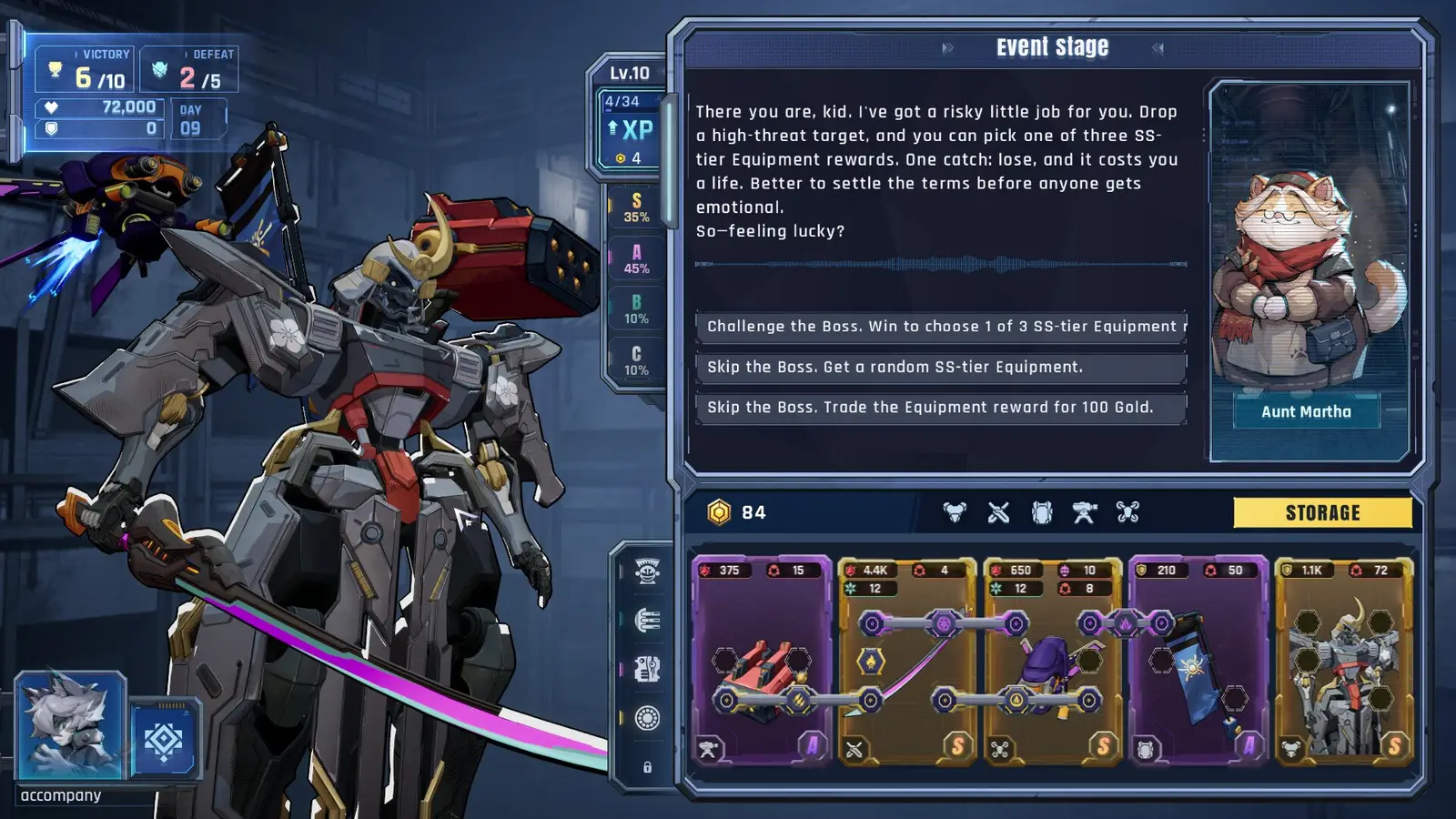 Cats in the Shell llega a Steam el 20 de enero de 2027: un auto-battler roguelike de mechas pilotados por gatos