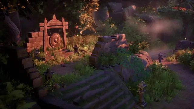 Escena de combate tactico de Expeditions: Samurai ambientada en el Japon del periodo Sengoku