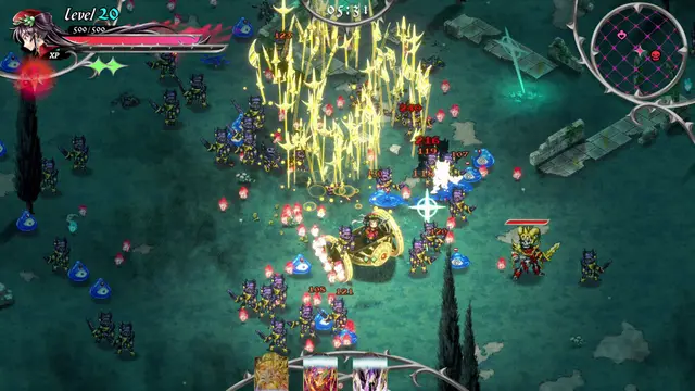 Hell Maiden bullet hell gameplay