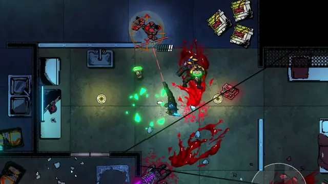 Kusan City of Wolves - shooter top-down brutal con estética noir cyberpunk