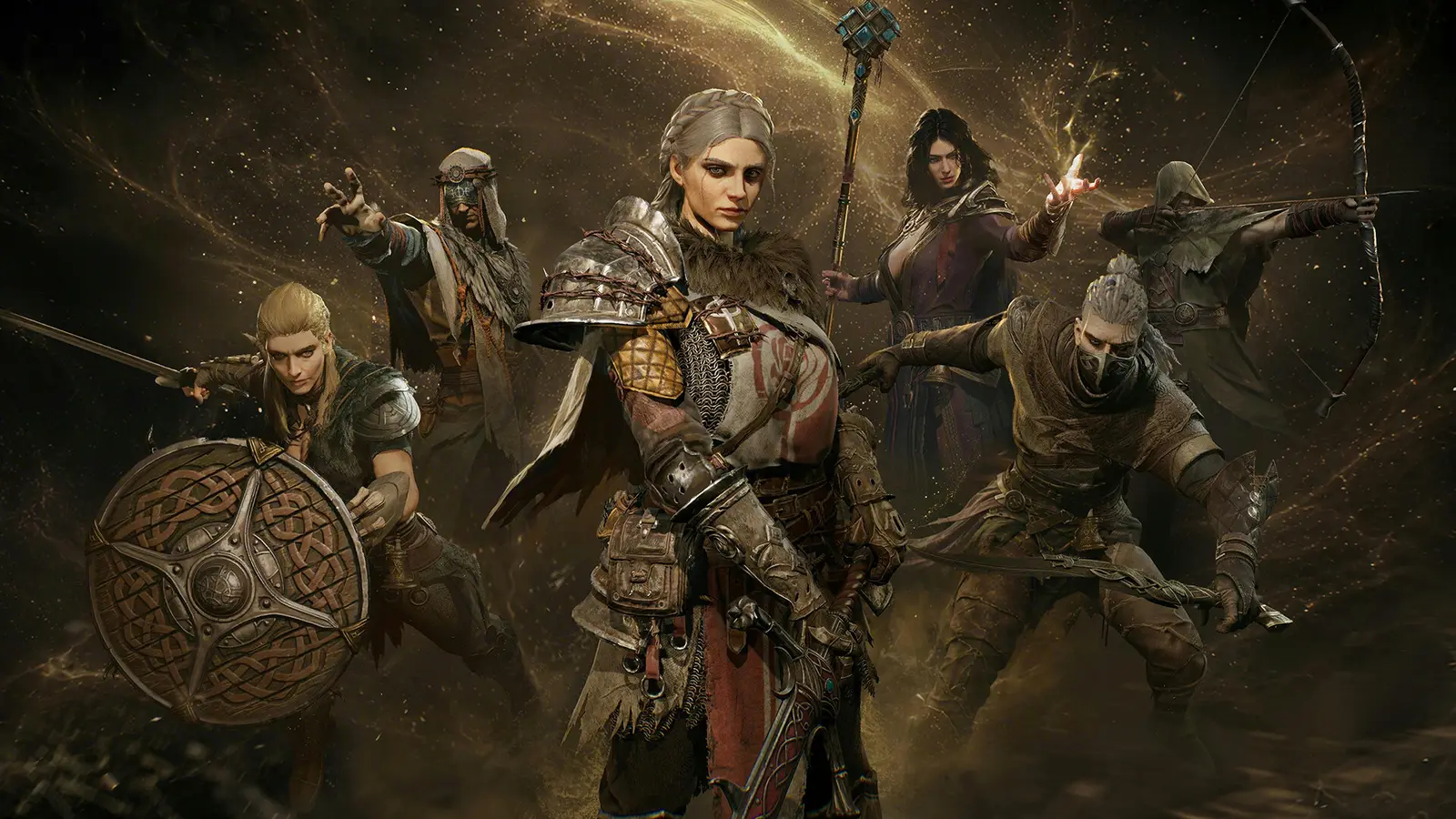 Mistfall Hunter: Gyldhunter explorando las ruinas de Weavereach