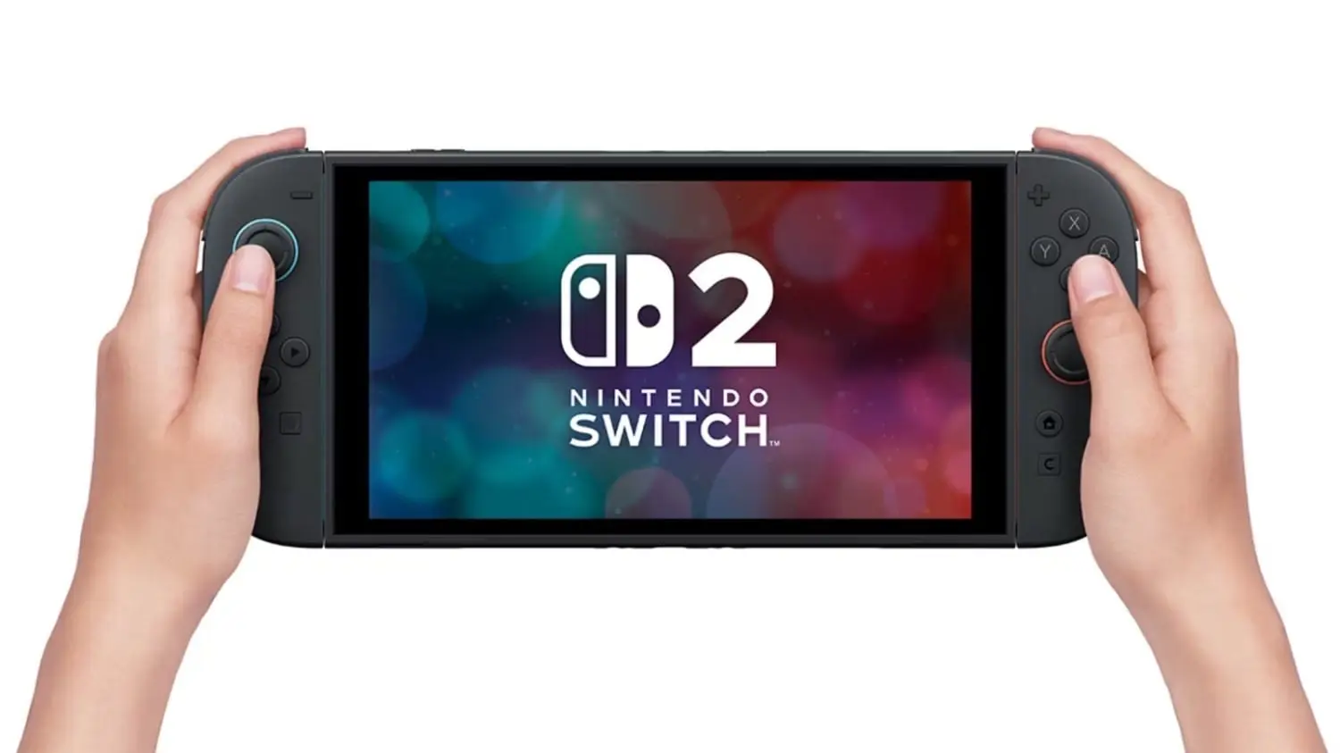 Consola Nintendo Switch 2 en modo portátil