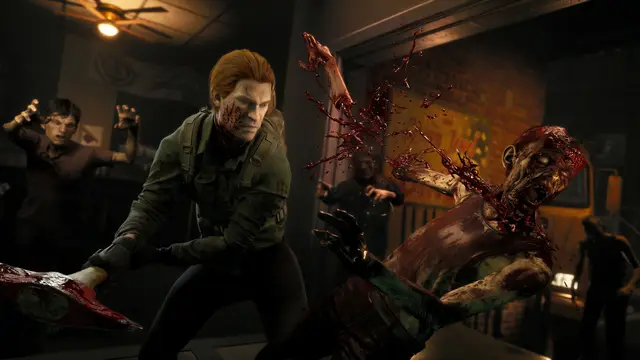 Escuadron de sobrevivientes enfrentando una horda de zombies en No More Room in Hell 2