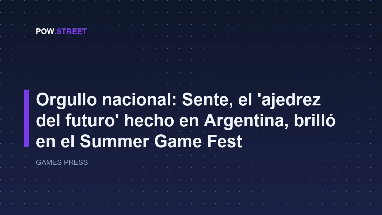Sente gameplay estrategia argentina