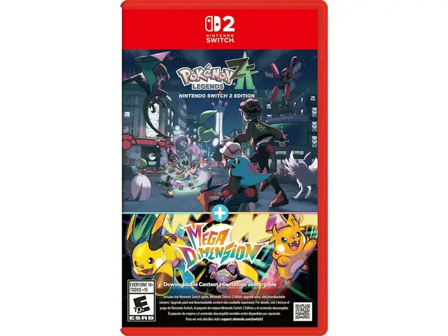Pokemon Legends Z-A bundle fisico para Nintendo Switch 2 con Mega Dimension DLC en cartucho unico