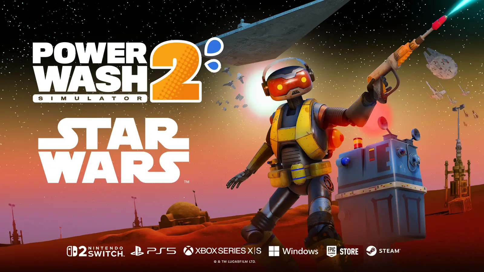 PowerWash Simulator 2 Star Wars gameplay