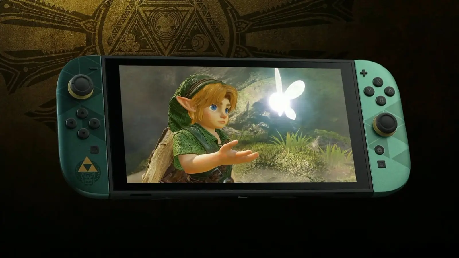 Switch 2 edición Zelda 40 aniversario: Trifuerza en la consola, el dock y los Joy-Con, el 29 de octubre