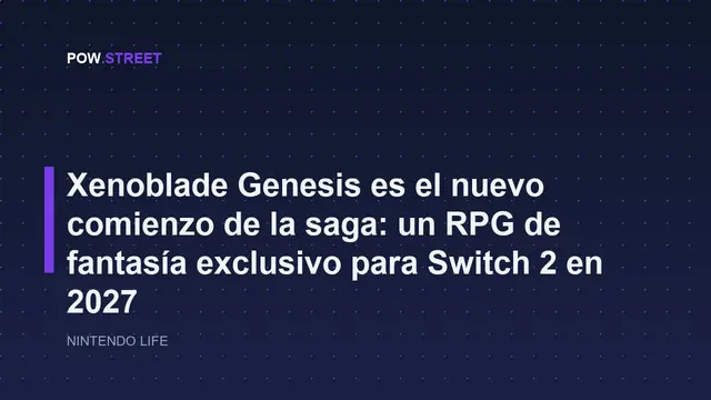 Xenoblade Genesis