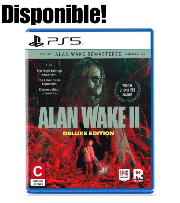 Alan Wake 2 Deluxe Edition Juego Fisico PlayStation 5