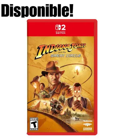 Indiana Jones Gran Circulo Juego Fisico Nintendo Switch 2