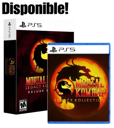 Mortal Kombat Legacy Kollection Deluxe Edition Juego Fisico PlayStation 5