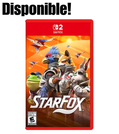 Star Fox Juego fisico Nintendo Switch 2