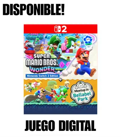 Super Mario Wonder Nintendo Switch 2 Bellabel Plaza digital Switch 2