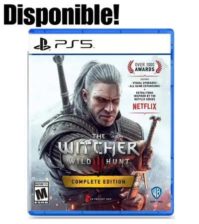 The Witcher 3 Wild Hunt Complete Edition Juego Fisico PlayStation 5