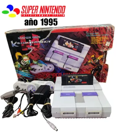Super Nintendo Edicion Killer Instinct en caja